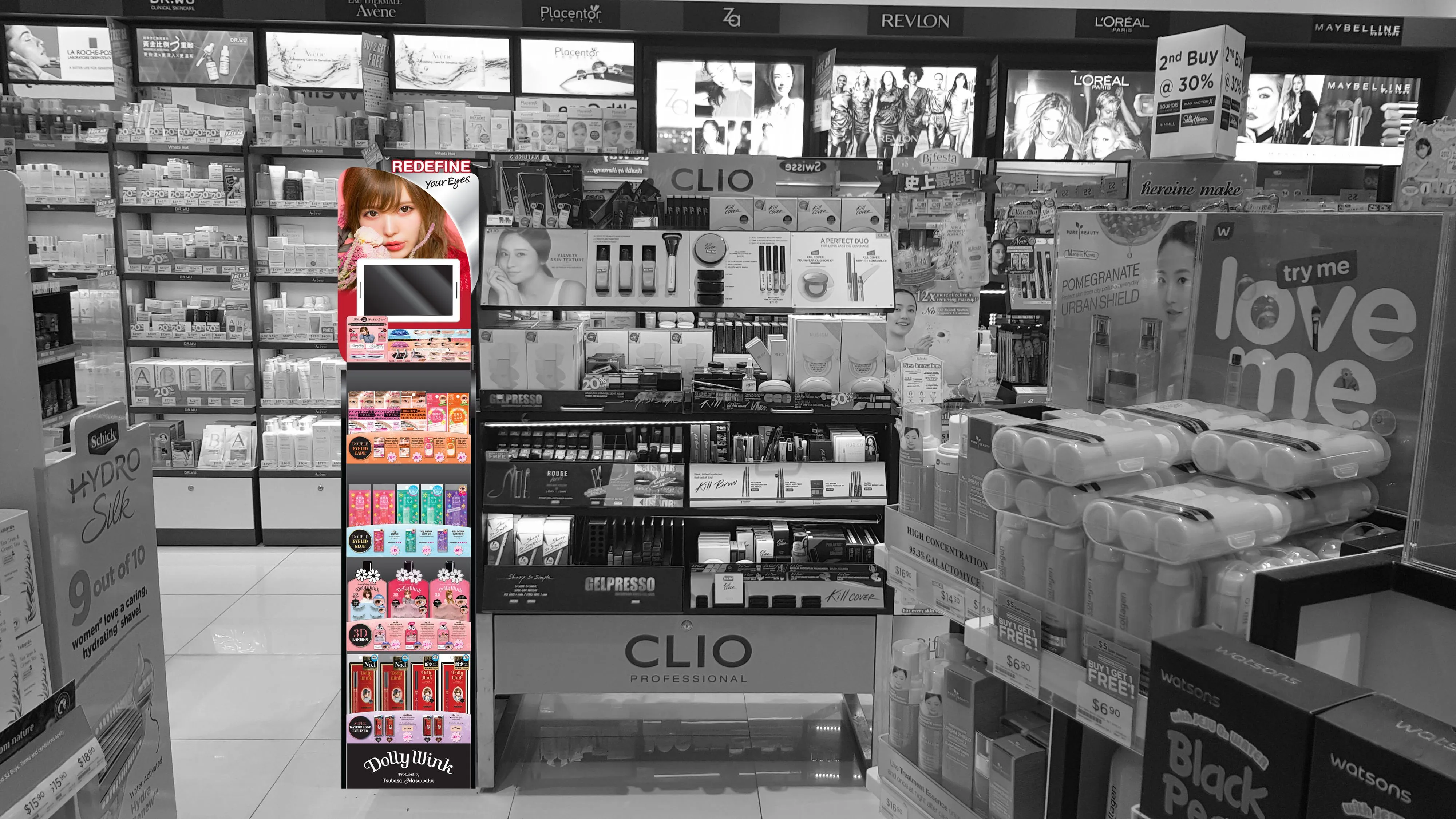 Standee Superimpose for Dolly Wink