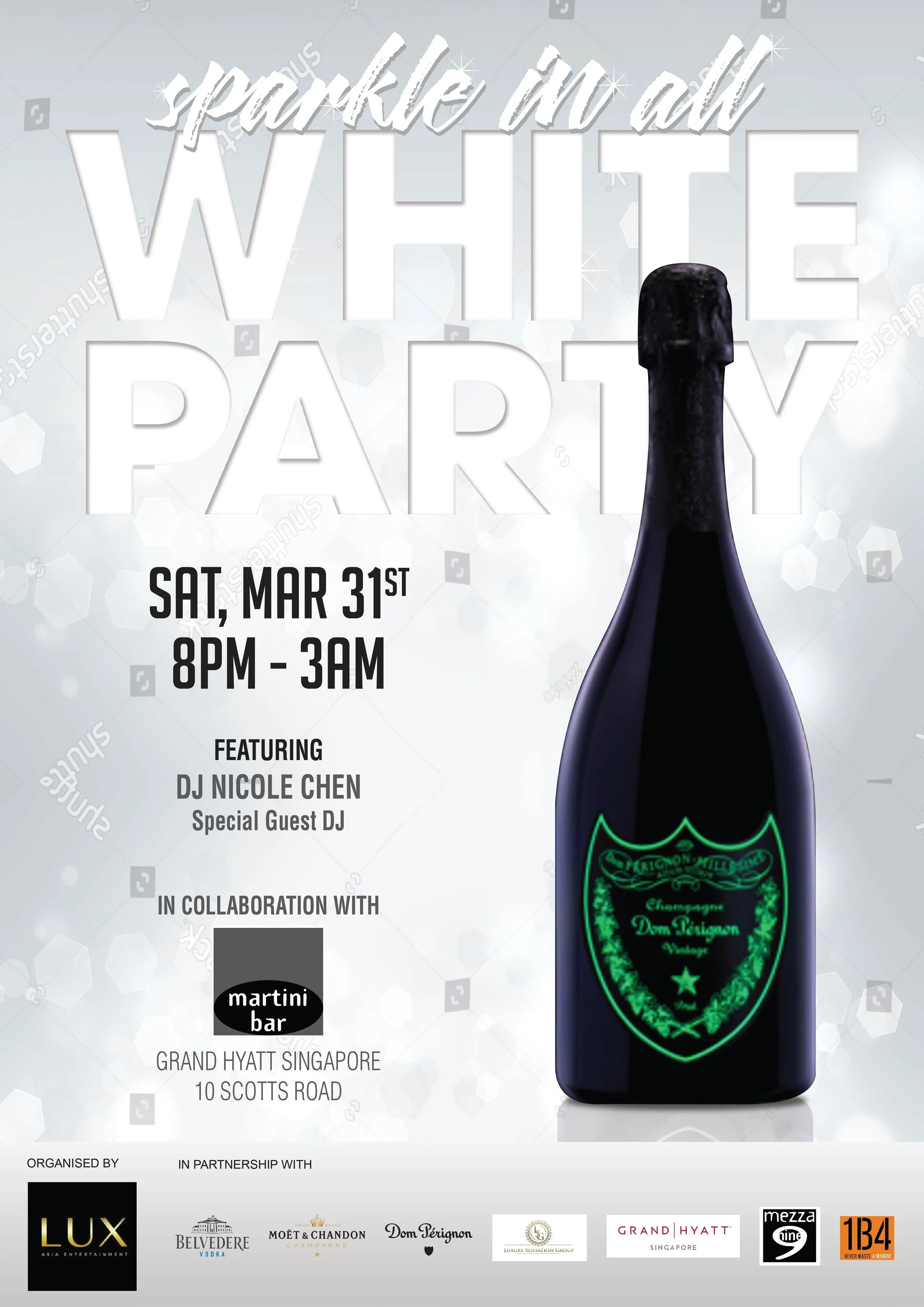 March A3 Poster White for Grand Hyatt