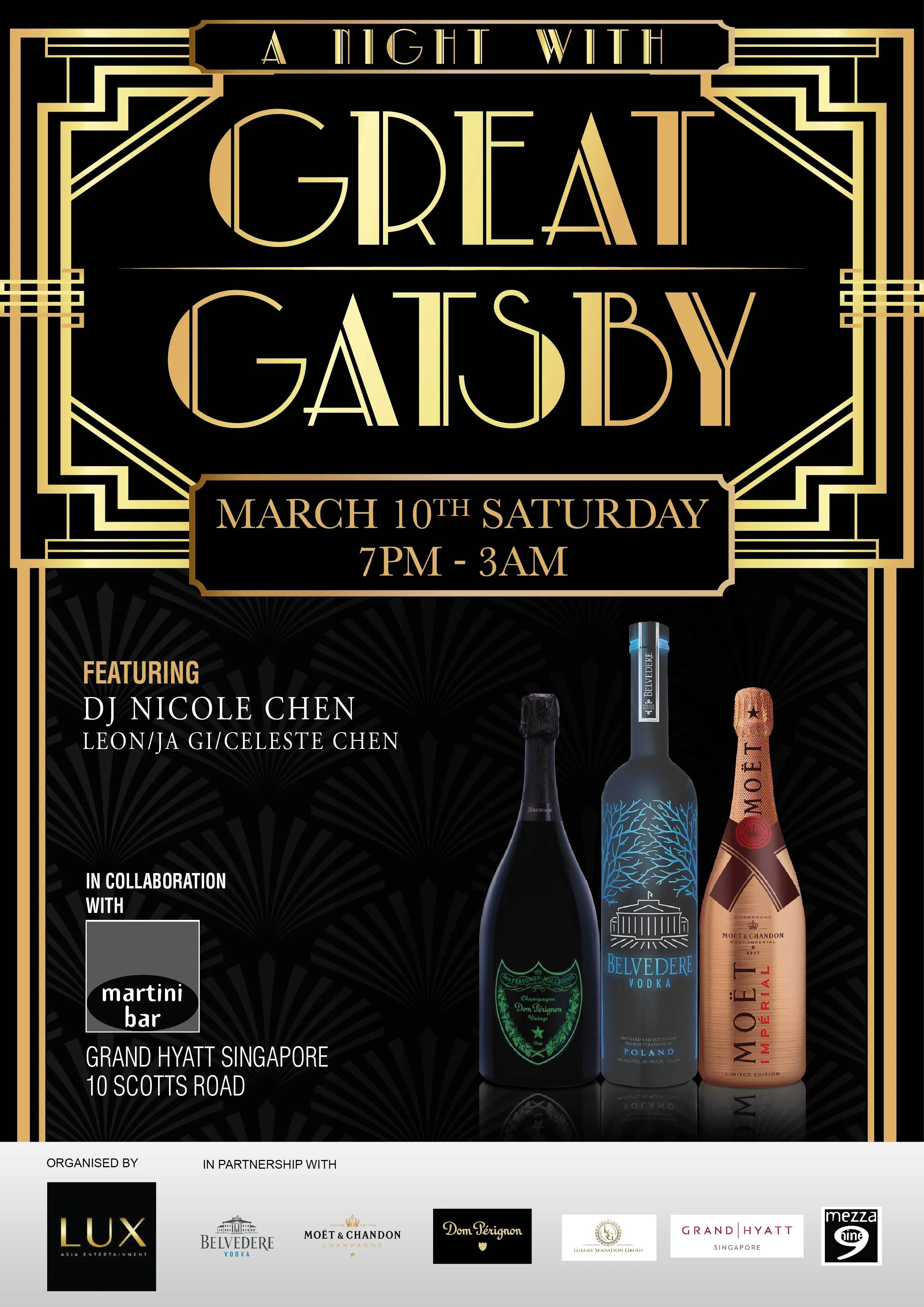 Great Gatsby Night for Moët & Chandon