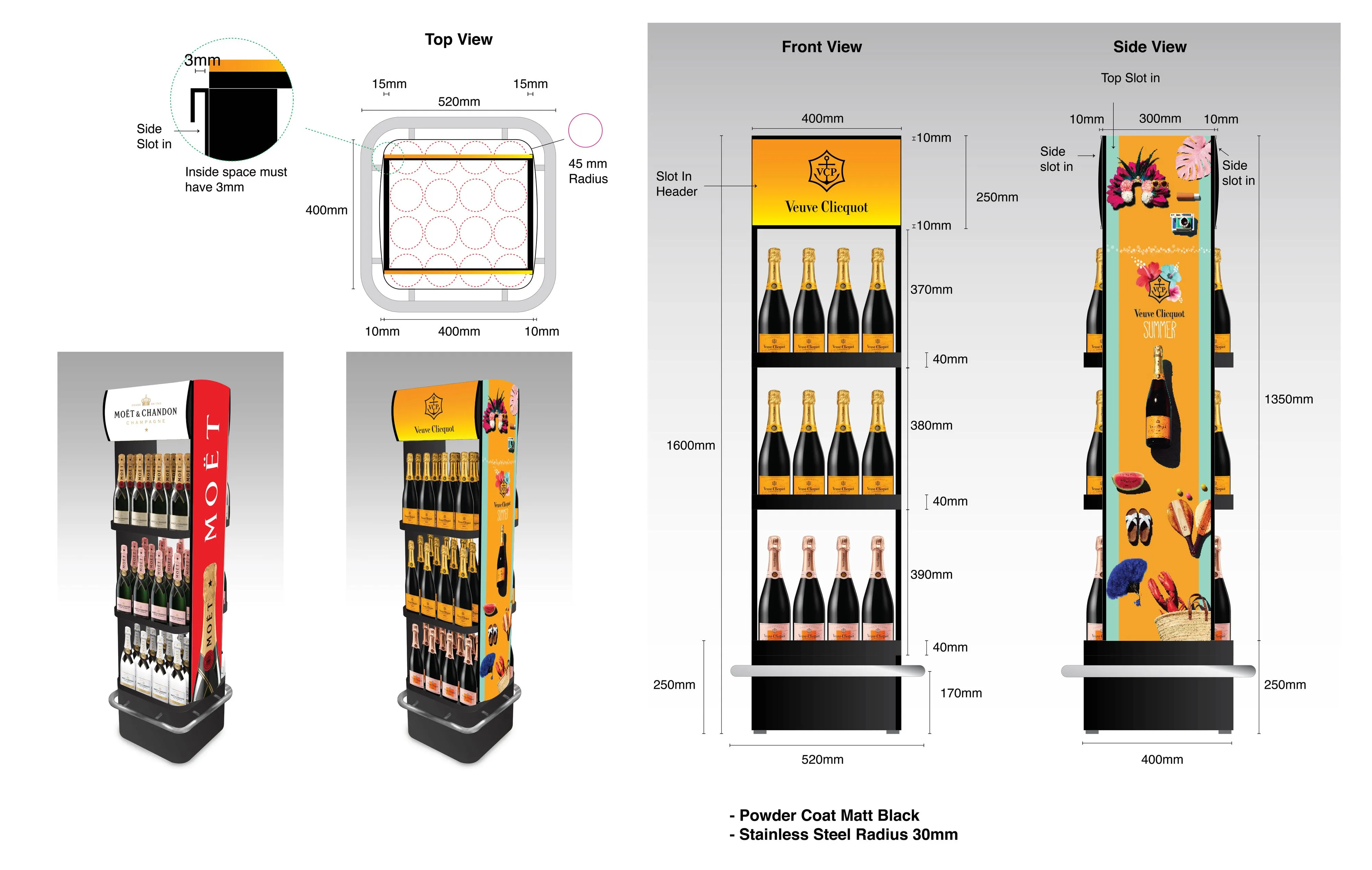 Stand Unit for Moët Hennessy Diageo